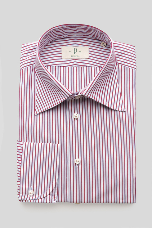 Burgundy Multi Stripe Shirt