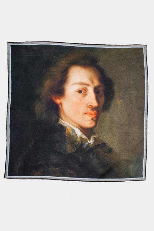 'Chopin' Ary Scheffer Pocket Square
