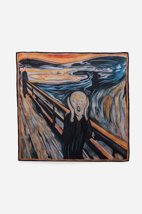 Pocket Square “The Scream” Edvard Munch