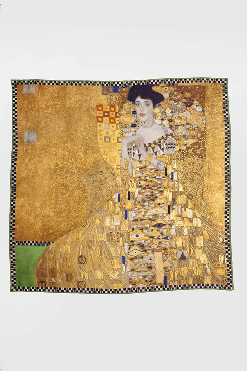 Pocket square  'Portrait of Adele' Gustav Klimt