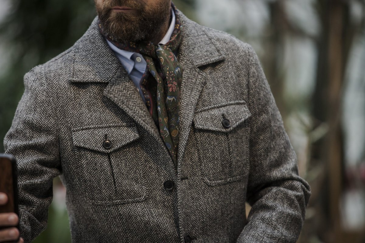 Tweed safari jacket 'James' | Clothing \ All Clothing \ Jackets | Sklep ...