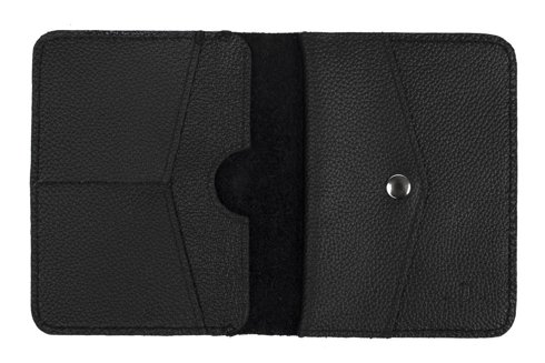 Black Pocket wallet with coin case