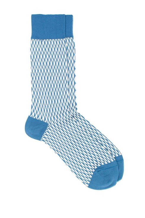 Blue Cotton Socks / Pedemeia