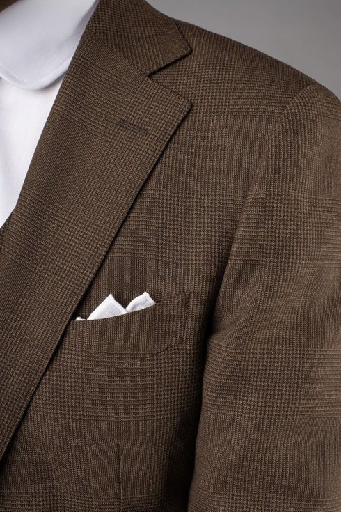 Brown Checked "Edward" Suit