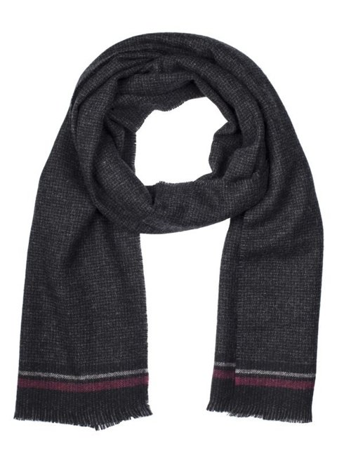 CHARCOAL CASHMERE SCARF