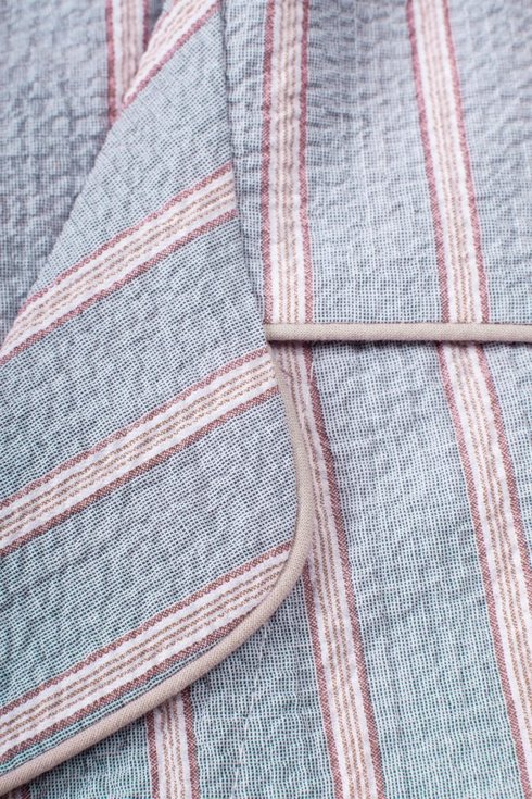 Classic Pink Stripe Seersucker Pajama