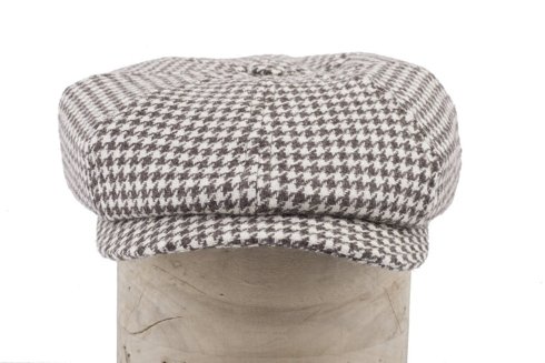 Creme-brown driver's cap with ear flaps Marling & Evans