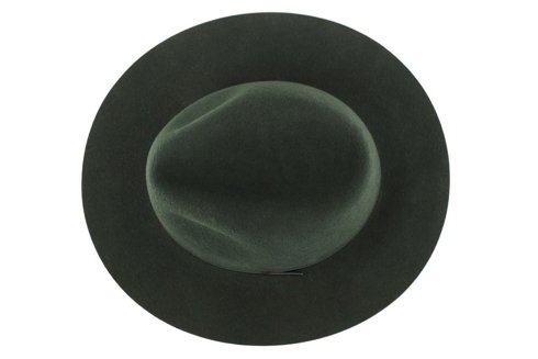 Dark green woolen hat