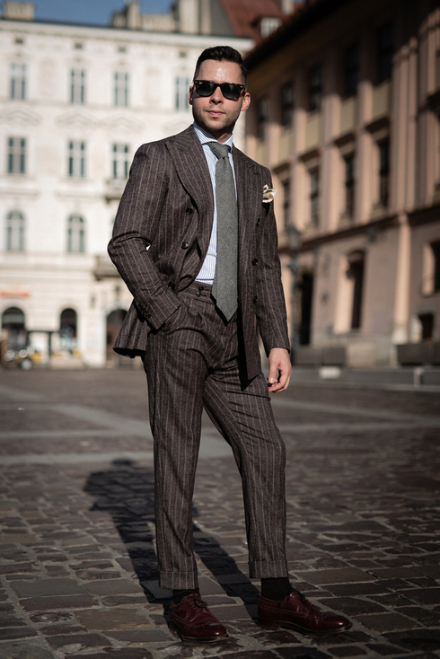 Double-breasted suit "Cracow"