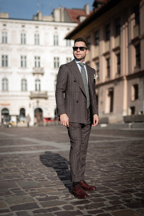 Double-breasted suit "Cracow"
