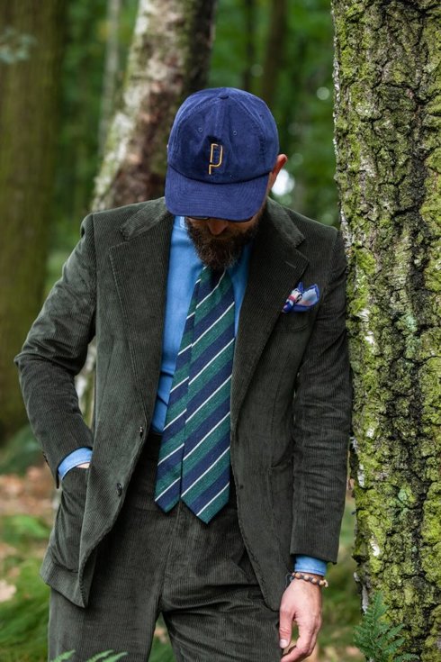 Green Corduroy "William" Suit
