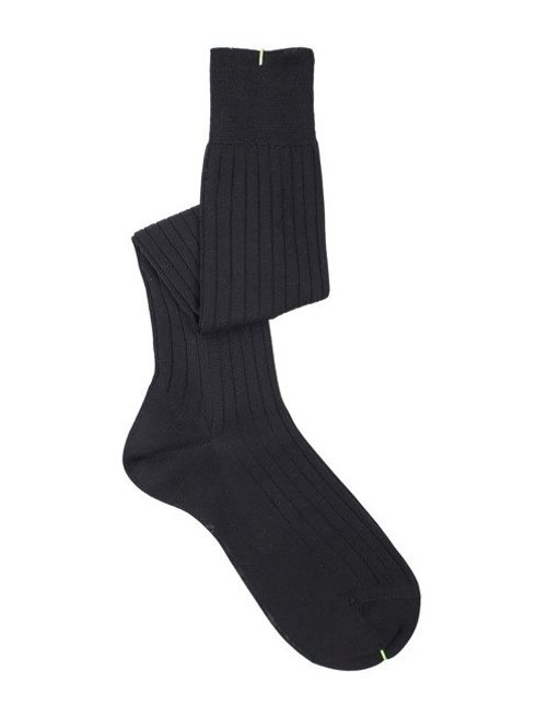 Over the calf socks black