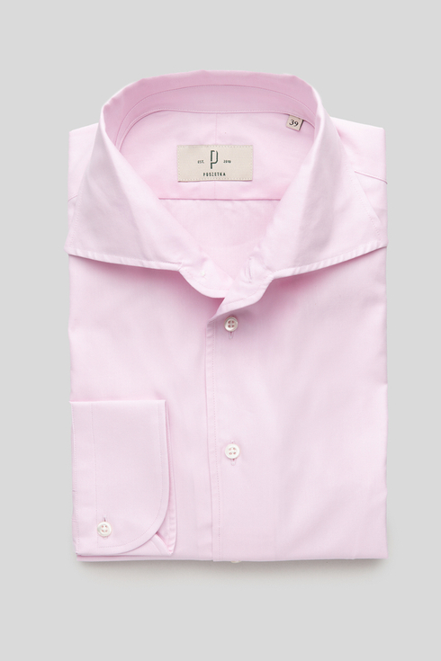 Pink One-Piece Collar Shirt