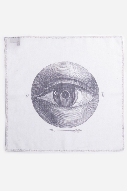 Pocket Square 'Human Eye' Weissenbruch