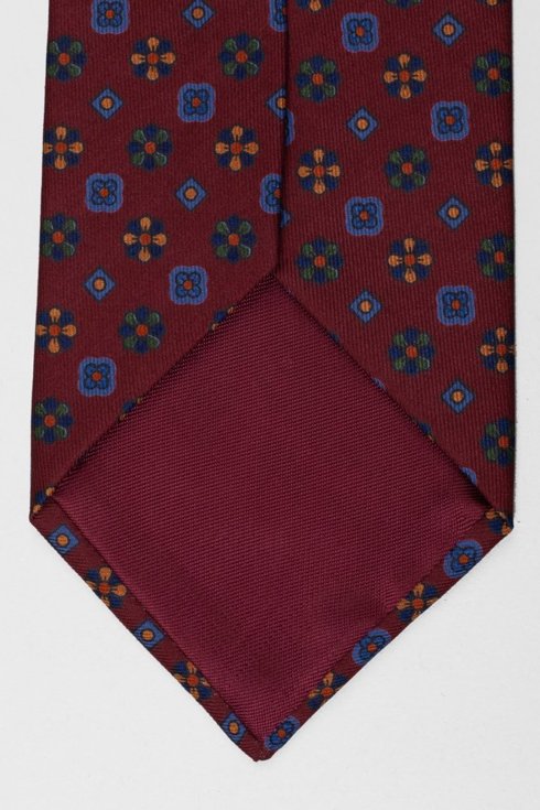 Red Ancient Madder Silk tie