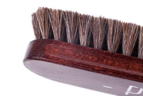 Shoe brush mahogany color