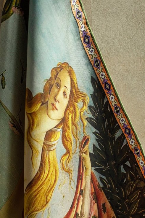 Silk scarf "'The Birth of Venus' Sandro Botticelli