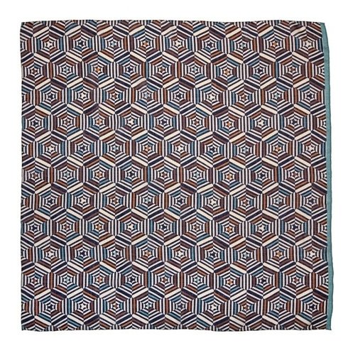 Woolen kaleidoscope scarf 110 cm