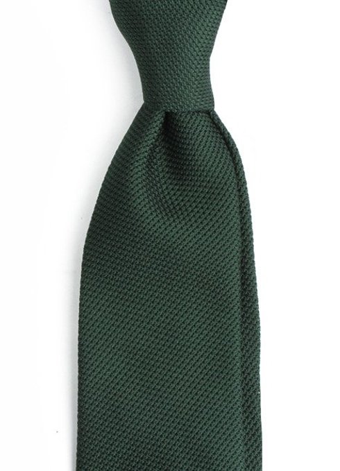 green grenadine tie (garza fina)