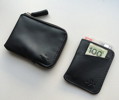 wallet with zipper