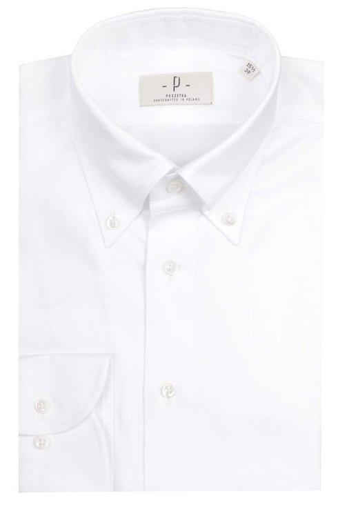 white OCBD shirt