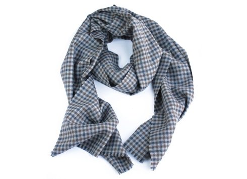 wool & cashmere grey scarf