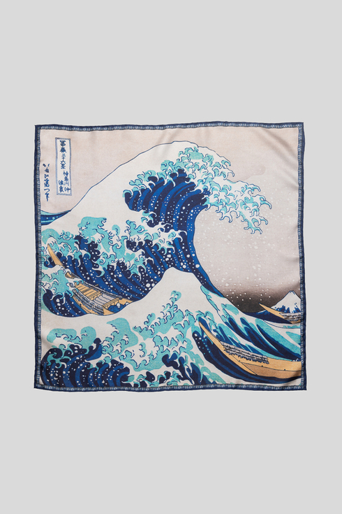 Apaszka "Wielka Fala" Hokusai Katsushika